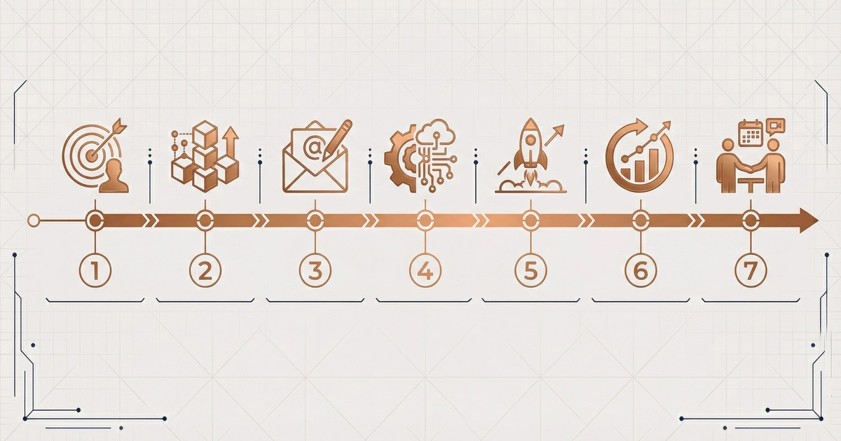 Timeline wdrożenia automatyzacji sprzedaży B2B w 7 dni — 7 kroków od ICP do startu kampanii