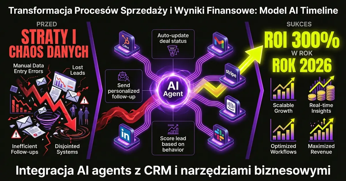 Integracja AI agents z CRM i narzędziami biznesowymi